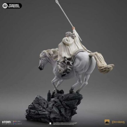 GANDALF THE WHITE ON SHADOWFAX DELUXE (EXCLUSIVE CCXP) - THE LORDS OF THE RINGS - BDS ART SCALE 1/10 - IRON STUDIOS - Imagen 4