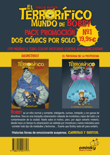 PACK 2X1 EL TERRORIFICO MUNDO DE BOBBY 01