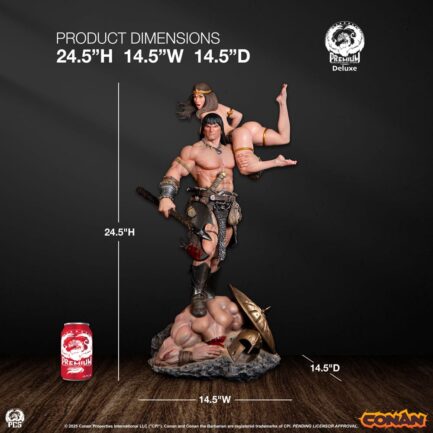 CONAN DELUXE EDITION - CONAN EL BARBARO - 1/4 63 CM - PCS - Imagen 24