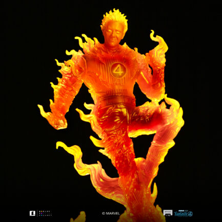 HUMAN TORCH - FANTASTIC FOUR - ART SCALE 1/10 - IRON STUDIOS - Imagen 4