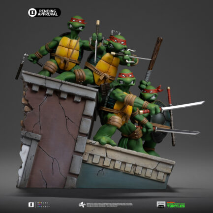 TMNT SET (KEVIN EASTMAN VERSION) - TEENAGE MUTANT NINJA TURTLES - ART SCALE 1/10 - IRON STUDIOS - Imagen 4
