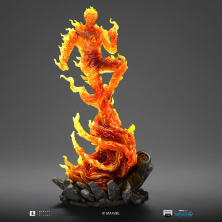 HUMAN TORCH - FANTASTIC FOUR - ART SCALE 1/10 - IRON STUDIOS - Imagen 5