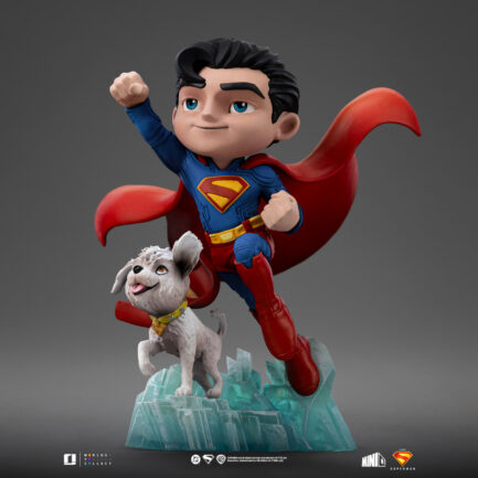 SUPERMAN & KRYPTO - SUPERMAN LEGACY - MINICO - IRON STUDIOS - Imagen 3