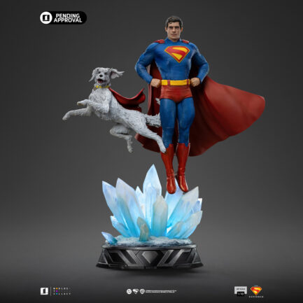 SUPERMAN & KRYPTO - SUPERMAN LEGACY - ART SCALE 1/10 - IRON STUDIOS - Imagen 4