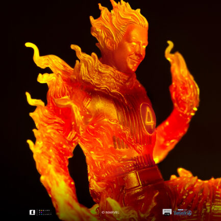 HUMAN TORCH - FANTASTIC FOUR - ART SCALE 1/10 - IRON STUDIOS - Imagen 6