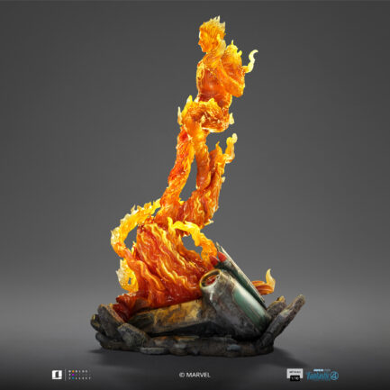 HUMAN TORCH - FANTASTIC FOUR - ART SCALE 1/10 - IRON STUDIOS - Imagen 7