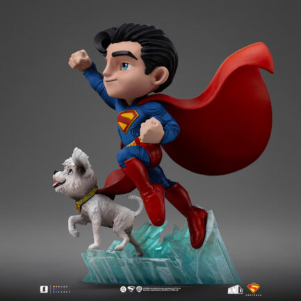 SUPERMAN & KRYPTO - SUPERMAN LEGACY - MINICO - IRON STUDIOS - Imagen 4