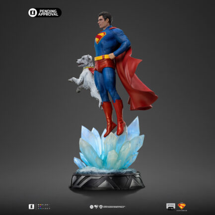 SUPERMAN & KRYPTO - SUPERMAN LEGACY - ART SCALE 1/10 - IRON STUDIOS - Imagen 6