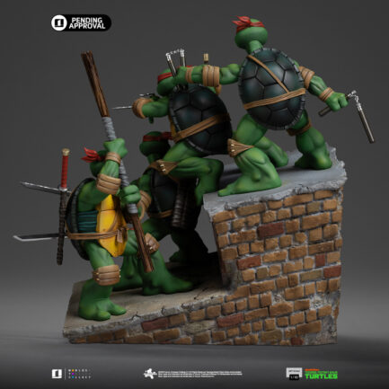 TMNT SET (KEVIN EASTMAN VERSION) - TEENAGE MUTANT NINJA TURTLES - ART SCALE 1/10 - IRON STUDIOS - Imagen 8