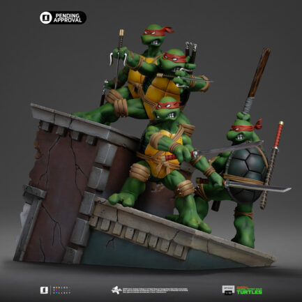 TMNT SET (KEVIN EASTMAN VERSION) - TEENAGE MUTANT NINJA TURTLES - ART SCALE 1/10 - IRON STUDIOS - Imagen 10