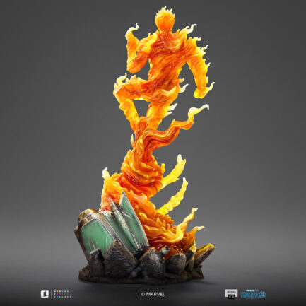 HUMAN TORCH - FANTASTIC FOUR - ART SCALE 1/10 - IRON STUDIOS - Imagen 11