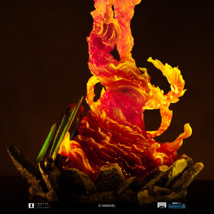 HUMAN TORCH - FANTASTIC FOUR - ART SCALE 1/10 - IRON STUDIOS - Imagen 12