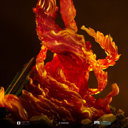 HUMAN TORCH - FANTASTIC FOUR - ART SCALE 1/10 - IRON STUDIOS - Imagen 13