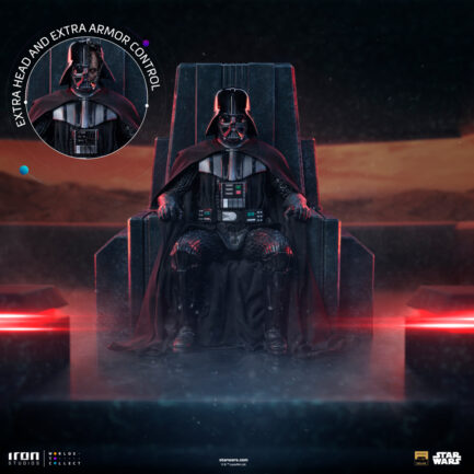 DARTH VADER ON THRONE - STAR WARS - ART SCALE 1/10 - IRON STUDIOS - Imagen 19