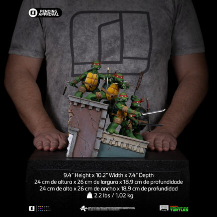 TMNT SET (KEVIN EASTMAN VERSION) - TEENAGE MUTANT NINJA TURTLES - ART SCALE 1/10 - IRON STUDIOS - Imagen 18