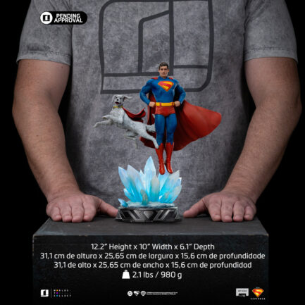 SUPERMAN & KRYPTO - SUPERMAN LEGACY - ART SCALE 1/10 - IRON STUDIOS - Imagen 12