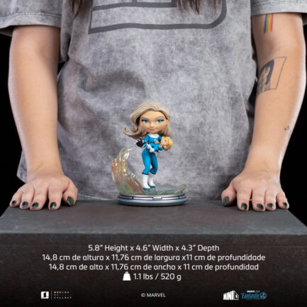 INVISIBLE WOMAN AND FRANKLIN - FANTASTIC FOUR - MINICO - IRON STUDIOS - Imagen 7