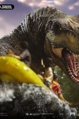 T-REX RIVER ATTACK – JURASSIC WORLD: REBIRTH – DEMI ART SCALE 1/20 – IRON STUDIOS