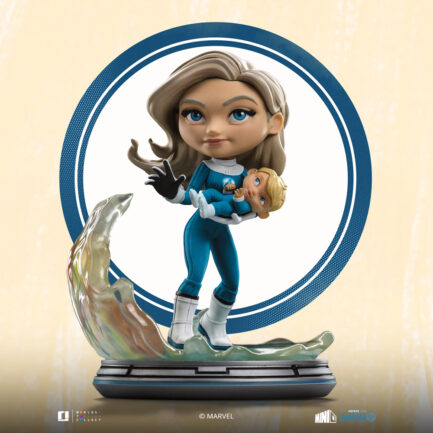 INVISIBLE WOMAN AND FRANKLIN - FANTASTIC FOUR - MINICO - IRON STUDIOS - Imagen 2