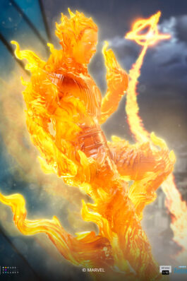 HUMAN TORCH – FANTASTIC FOUR – ART SCALE 1/10 – IRON STUDIOS