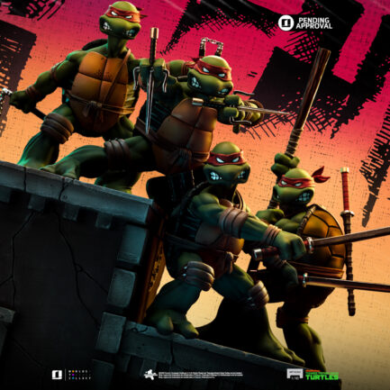 TMNT SET (KEVIN EASTMAN VERSION) - TEENAGE MUTANT NINJA TURTLES - ART SCALE 1/10 - IRON STUDIOS - Imagen 2