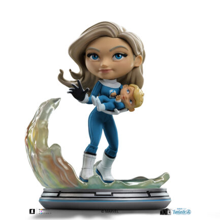 INVISIBLE WOMAN AND FRANKLIN - FANTASTIC FOUR - MINICO - IRON STUDIOS