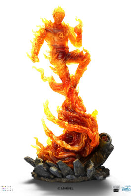 HUMAN TORCH – FANTASTIC FOUR – ART SCALE 1/10 – IRON STUDIOS