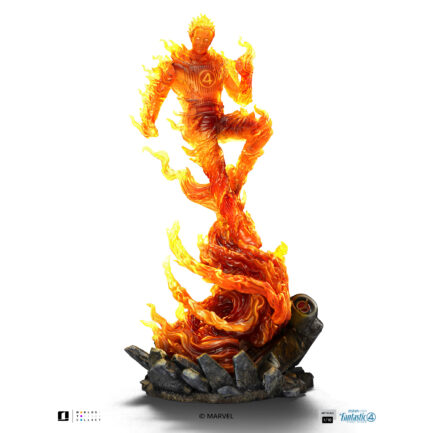 HUMAN TORCH - FANTASTIC FOUR - ART SCALE 1/10 - IRON STUDIOS
