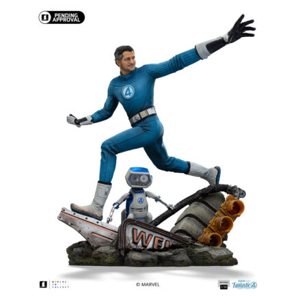 MR. FANTASTIC AND H.E.R.B.I.E - FANTASTIC FOUR - ART SCALE 1/10 - IRON STUDIOS