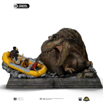 T-REX RIVER ATTACK - JURASSIC WORLD: REBIRTH - DEMI ART SCALE 1/20 - IRON STUDIOS