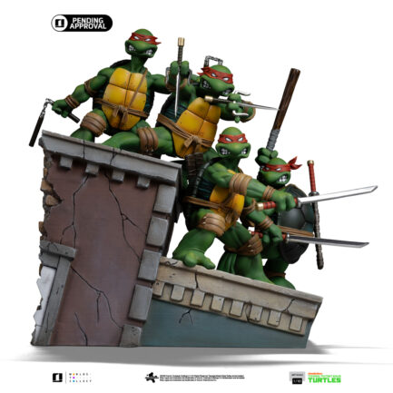 TMNT SET (KEVIN EASTMAN VERSION) - TEENAGE MUTANT NINJA TURTLES - ART SCALE 1/10 - IRON STUDIOS