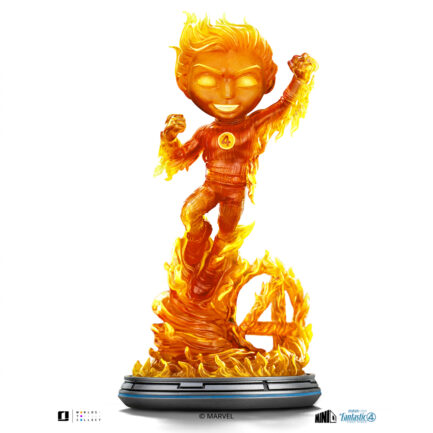 HUMAN TORCH - FANTASTIC FOUR - MINICO - IRON STUDIOS