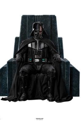 DARTH VADER ON THRONE – STAR WARS – ART SCALE 1/10 – IRON STUDIOS