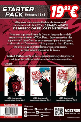 STARTER PACK ACCA DEPARTAMENTO DE INSPECCIÓN DE LOS 13 DISTRITOS
