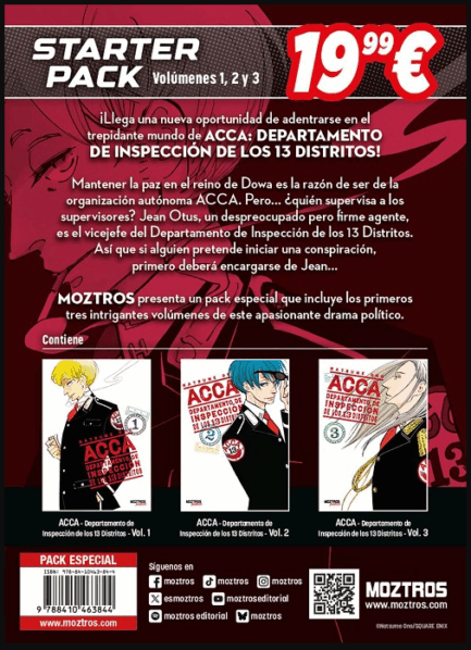 STARTER PACK ACCA DEPARTAMENTO DE INSPECCIÓN DE LOS 13 DISTRITOS