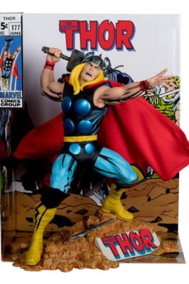 THOR (THE MIGHTY THOR #177) – MARVEL – 1/6 SCALE COLLECTIBLE FIGURE W/SCENE & COMIC – 26 CM – MCFARLANE TOYS