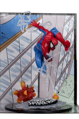 SPIDER-MAN (THE AMAZING SPIDER-MAN #302) – MARVEL – 1/10 SCALE COLLECTIBLE FIGURE W/SCENE – 17 CM – MCFARLANE TOYS