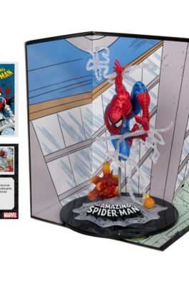 SPIDER-MAN (THE AMAZING SPIDER-MAN #302) – MARVEL – 1/10 SCALE COLLECTIBLE FIGURE W/SCENE – 17 CM – MCFARLANE TOYS