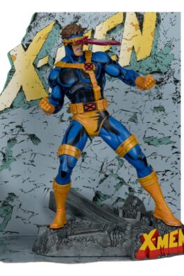 CYCLOPS (X-MEN #1) – MARVEL – 1/10 SCALE COLLECTIBLE FIGURE W/SCENE – 17 CM – MCFARLANE TOYS