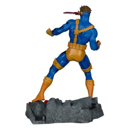 CYCLOPS (X-MEN #1) - MARVEL - 1/10 SCALE COLLECTIBLE FIGURE W/SCENE - 17 CM - MCFARLANE TOYS - Imagen 4