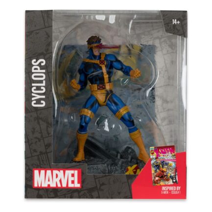 CYCLOPS (X-MEN #1) - MARVEL - 1/10 SCALE COLLECTIBLE FIGURE W/SCENE - 17 CM - MCFARLANE TOYS - Imagen 5