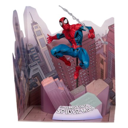 SPIDER-MAN (THE AMAZING SPIDER-MAN #1) - MARVEL - 1/10 SCALE COLLECTIBLE FIGURE W/SCENE - 17 CM - MCFARLANE TOYS