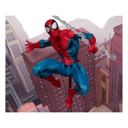 SPIDER-MAN (THE AMAZING SPIDER-MAN #1) - MARVEL - 1/10 SCALE COLLECTIBLE FIGURE W/SCENE - 17 CM - MCFARLANE TOYS - Imagen 3