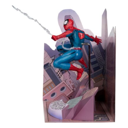 SPIDER-MAN (THE AMAZING SPIDER-MAN #1) - MARVEL - 1/10 SCALE COLLECTIBLE FIGURE W/SCENE - 17 CM - MCFARLANE TOYS - Imagen 5