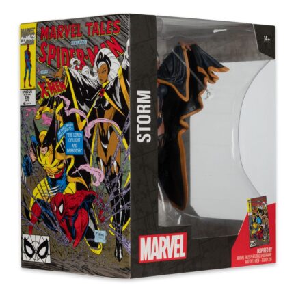STORM (MARVEL TALES FT. SPIDER-MAN AND THE X-MEN #236) - MARVEL - 1/10 SCALE COLLECTIBLE FIGURE W/SCENE - 18 CM - MCFARLANE TOYS - Imagen 7