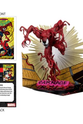 CARNAGE (THE AMAZING SPIDER-MAN #362) – MARVEL – 1/10 SCALE COLLECTIBLE FIGURE W/SCENE – 18 CM – MCFARLANE TOYS