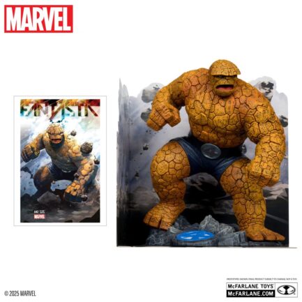 THE THING (FANTASTIC FOUR #642) - MARVEL - 1/10 SCALE COLLECTIBLE FIGURE W/SCENE - 17 CM - MCFARLANE TOYS - Imagen 3