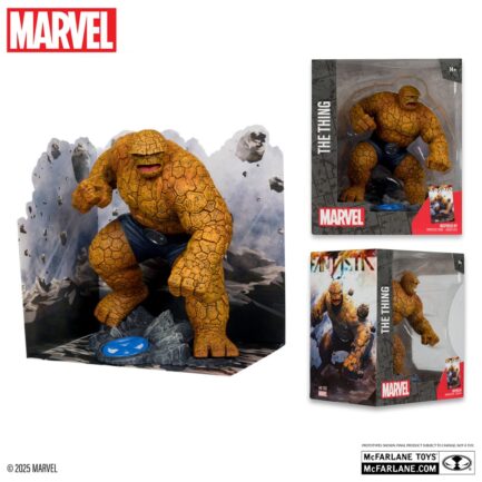 THE THING (FANTASTIC FOUR #642) - MARVEL - 1/10 SCALE COLLECTIBLE FIGURE W/SCENE - 17 CM - MCFARLANE TOYS - Imagen 5