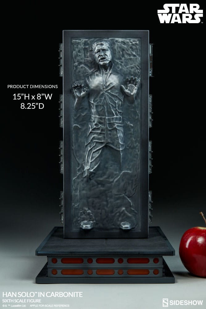 HAN SOLO IN CARBONITE - STAR WARS - SIXTH SCALE FIGURE - 38 CM - SIDESHOW COLLECTIBLES - Imagen 5