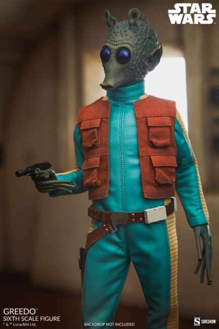 GREEDO - STAR WARS - SIXTH SCALE FIGURE 30 CM - SIDESHOW COLLECTIBLES - Imagen 4